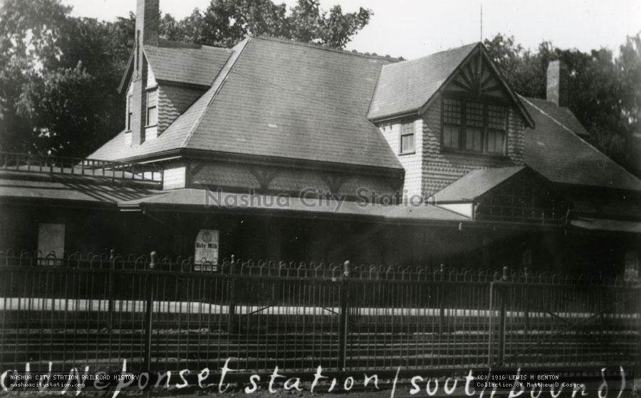 Postcard: Old Neponset Station (Southbound)